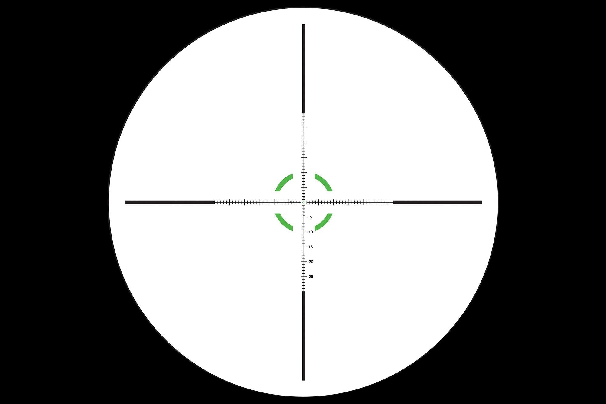 Trijicon Credo 16x24 FFP Rifle Scope Green MRAD Segmented Circle